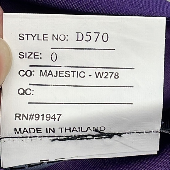 NWT Alfred Sung Bateau Neck Cap Sleeve Cocktail Bridesmaid Dress Majestic Purple - Picture 13 of 13